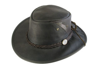 Kangaroo Cooler Foldable Leather Barmah Hat
