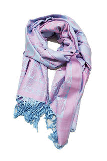 Pink Blue Scarf