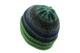 Lime Blue Beanie