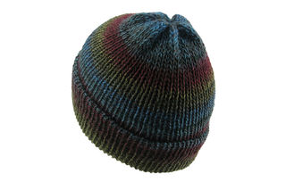 Green Maroon Beanie