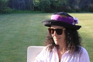 Black Cotton travel Sun Hat
