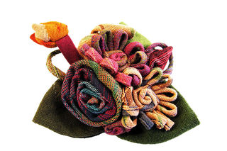 Rainbow Flower Brooch