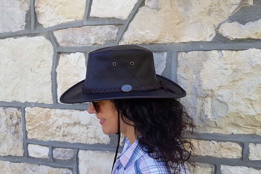 Kangaroo Cooler Leather foldable Barmah Hat