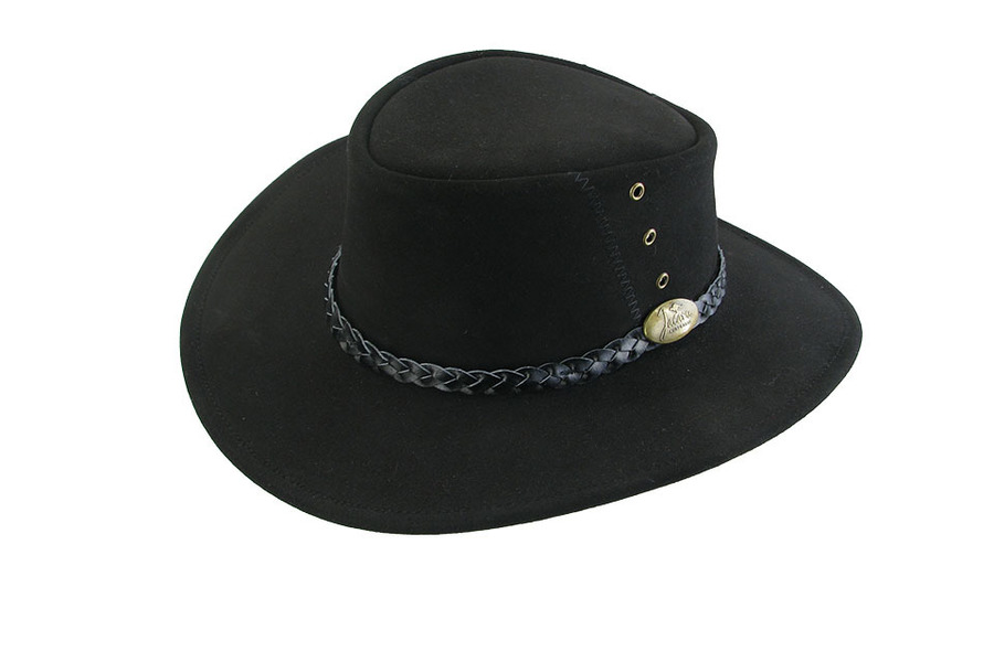Cow Suede Leather Jacaru Hat