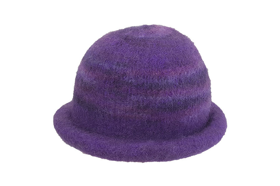 Purple Felted Hat
